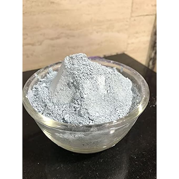 mGanna CAMBRIAN/SERBIAN BLUE CLAY 0.5LBS / 227G FOR FACIAL MASKS, CREAMS, BODY WRAPS, SCRUBS AND SOAP MAKING - Image 3